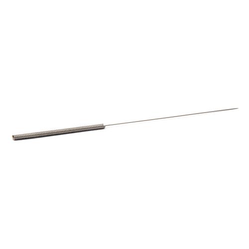 Akupunkturnadeln mit Stahlwendelgriff, unbeschichtet - MOXOM Steel: 100 Nadeln je 0,25x40 mm (ohne Führung), 1022123, Akupunkturnadeln MOXOM