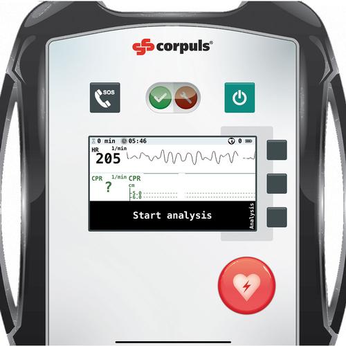 corpuls® AED Simulierter Patientenmonitor für REALITi 360, 8000968, AED-Trainer(Automatisierte Externe Defibrillation)