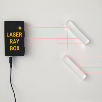 Ergänzungssatz „Optik mit der Laserraybox“, 1003050 [U17301], Optik auf der Weißwandtafel