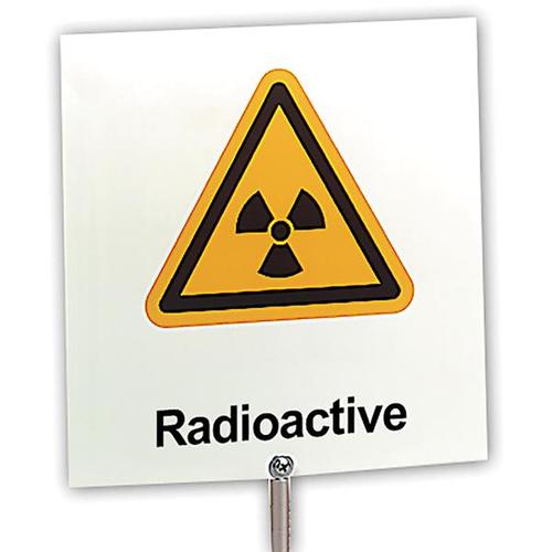 Warnschild „Radioaktivität", 1000919 [U8483218], Grundlagen der Atomphysik