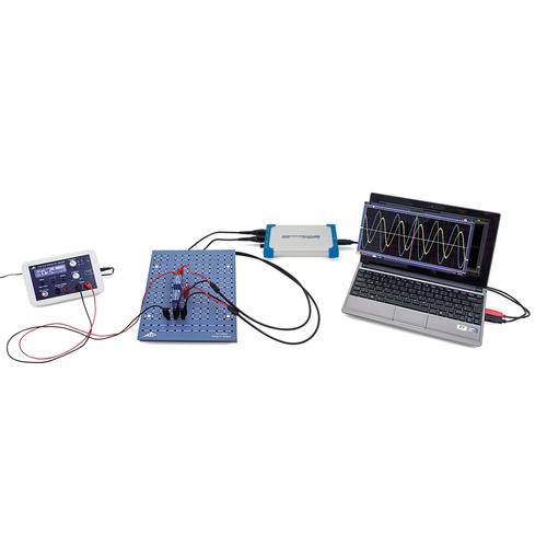 Experiment: Widerstand eines Kondensators im Wechselstromkreis (230 V, 50/60 Hz), 8000640 [UE3050111-230], Gleich- und Wechselstrom