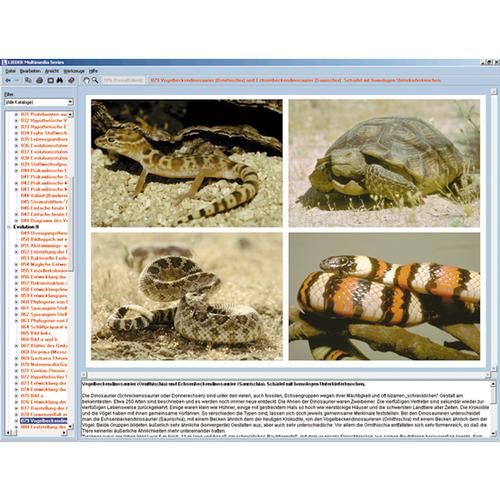 Tierkunde im Unterricht, Interaktive CD-ROM, 1004292 [W13523], Biologie Software