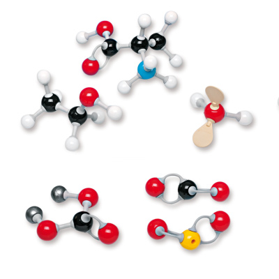 Molekülbausatz Anorganik/ Organik S, molymod®, 1005291 [W19722], Molekülbausätze