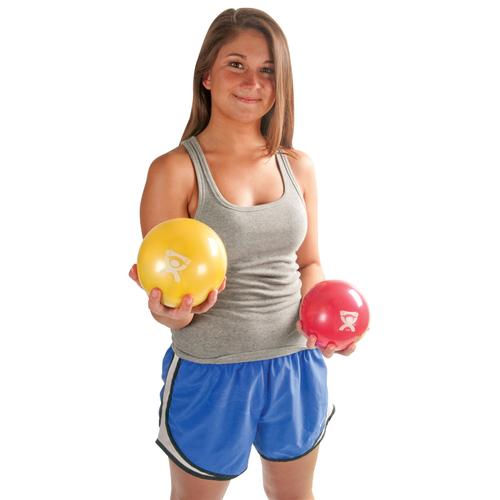 Gewichtsball CanDo®, gelb, 1kg | Alternative zu Kurzhanteln, 1008993 [W40121], Therapie mit Gewichten