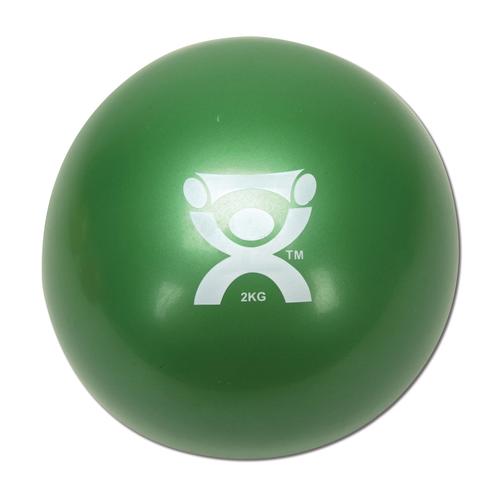 Gewichtsball CanDo®, grün, 2kg | Alternative zu Kurzhanteln, 1008995 [W40123], Therapie mit Gewichten