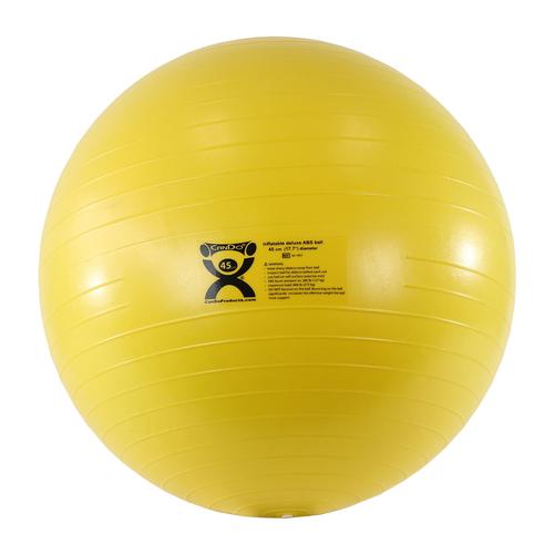 Cando Deluxe Anti-Burst Gymnastikball, gelb, 45cm, 1008998 [W40137], Gymnastikbälle