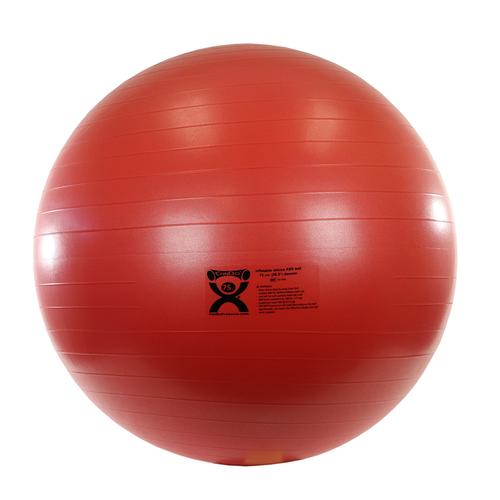 Cando Deluxe Anti-Burst Gymnastikball, rot, 75cm, 1009001 [W40140], Gymnastikbälle