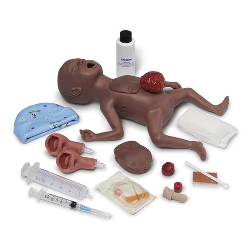 Micro-Preemie Simulator, dunkelhäutig, 1021154 [W44754B], Stoma Versorgung
