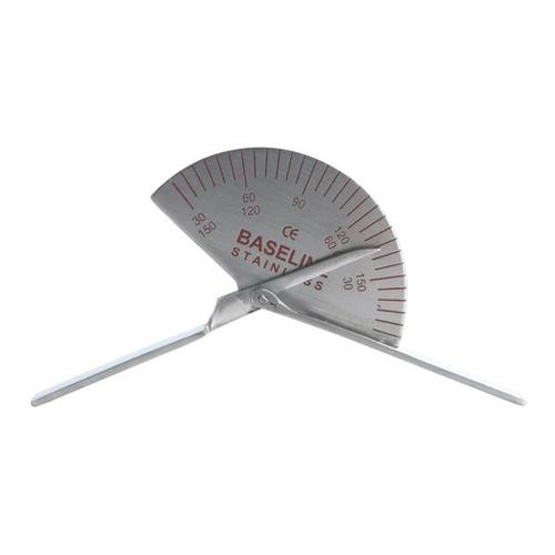 Edelstahl-Goniometer 8,75cm für kleine Gelenke, 1007371 [W50179], Winkelmesser, Goniometer und Inklinometer