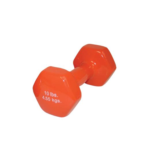 4,5 kg - Vinyl Hantel CanDo® - Orange, 1015480 [W53647], Therapie mit Gewichten