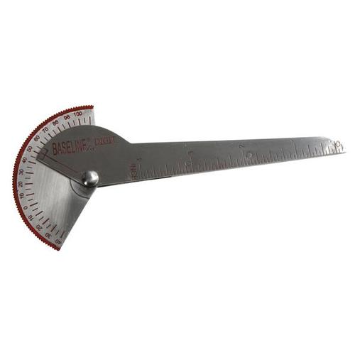 Edelstahl-Goniometer 180° BASELINE® für Finger und kleine Gelenke, 1009084 [W54298], Winkelmesser, Goniometer und Inklinometer