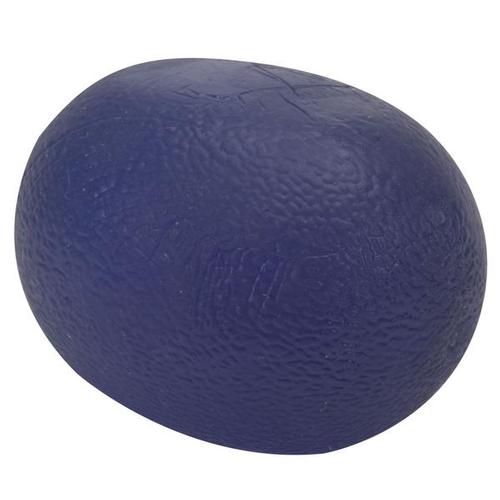 Cando® Übungsgelball oval für die Hand, blau/schwer, 1009102 [W58502BL], Handtrainer