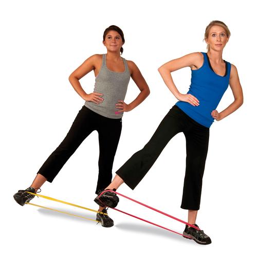 Loop Übungsring CanDo® Fitnesstrainer - 40 cm - rot/ leicht | Alternative zu Kurzhanteln, 1009138 [W58537], Übungs- und Physiobänder