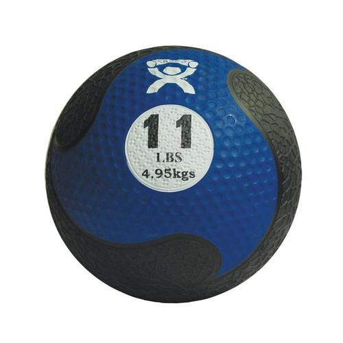 Medizinball aus Gummi CanDo® - 5,0 kg - blau | Alternative zu Kurzhanteln, 1015460 [W67555], Gymnastikbälle