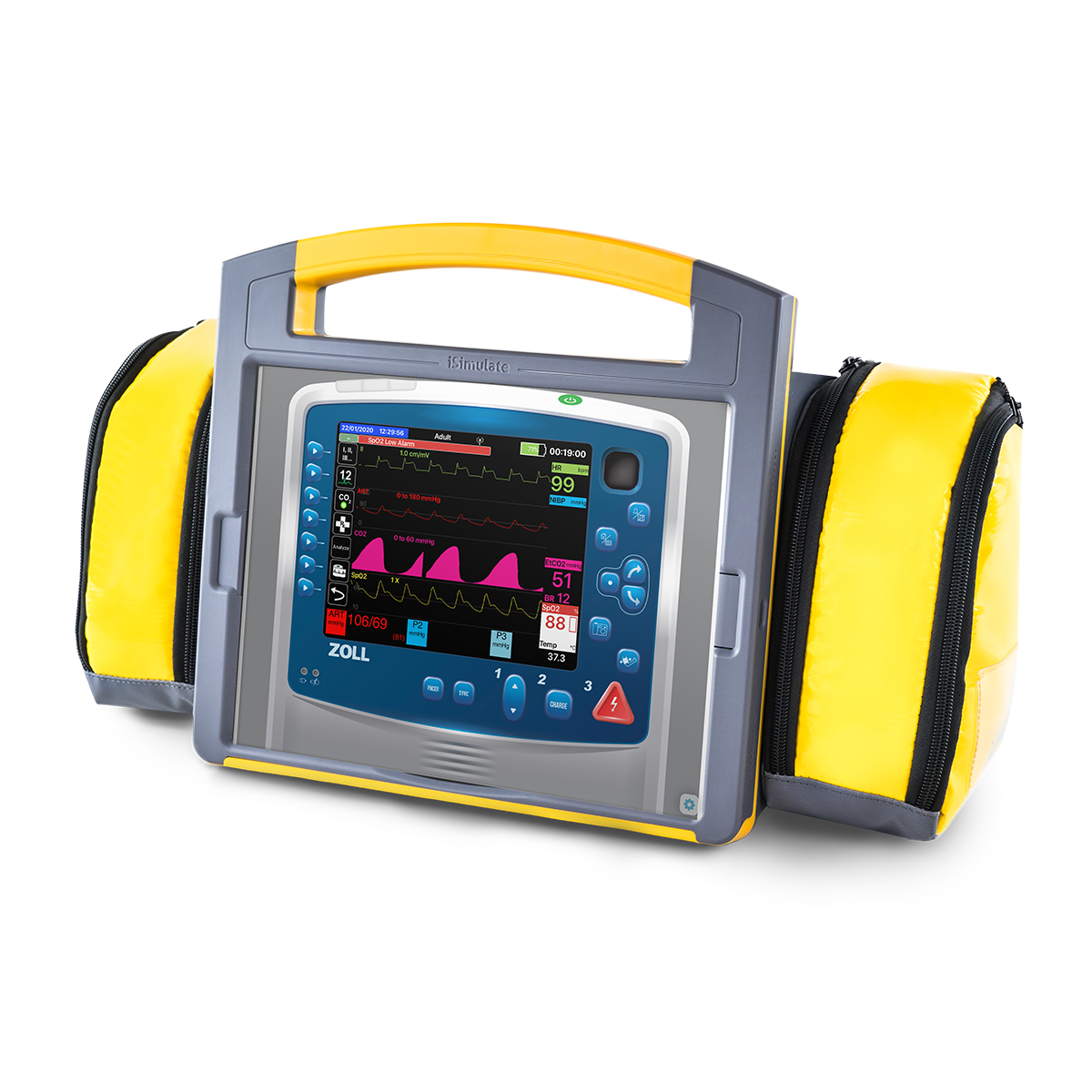 Simulated Patient Monitor/ Defibrillator Zoll® Propaq® MD | Vital Signs