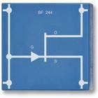 FET-Transistor BF 244, P4W50, 1012978 [U333086], Steckelemente-System