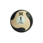 Medizinball aus Gummi CanDo® - 0,45 kg - beige | Alternative zu Kurzhanteln, 1015456 [W67551], Gymnastikbälle